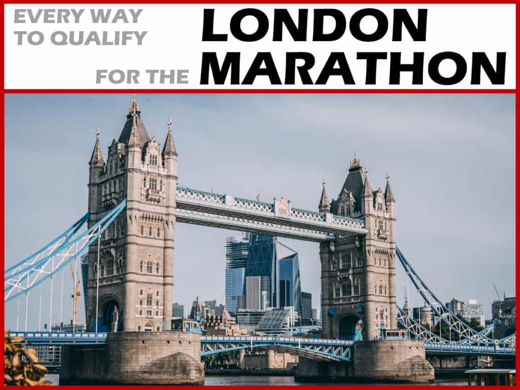 London marathon 2026 qualifying times